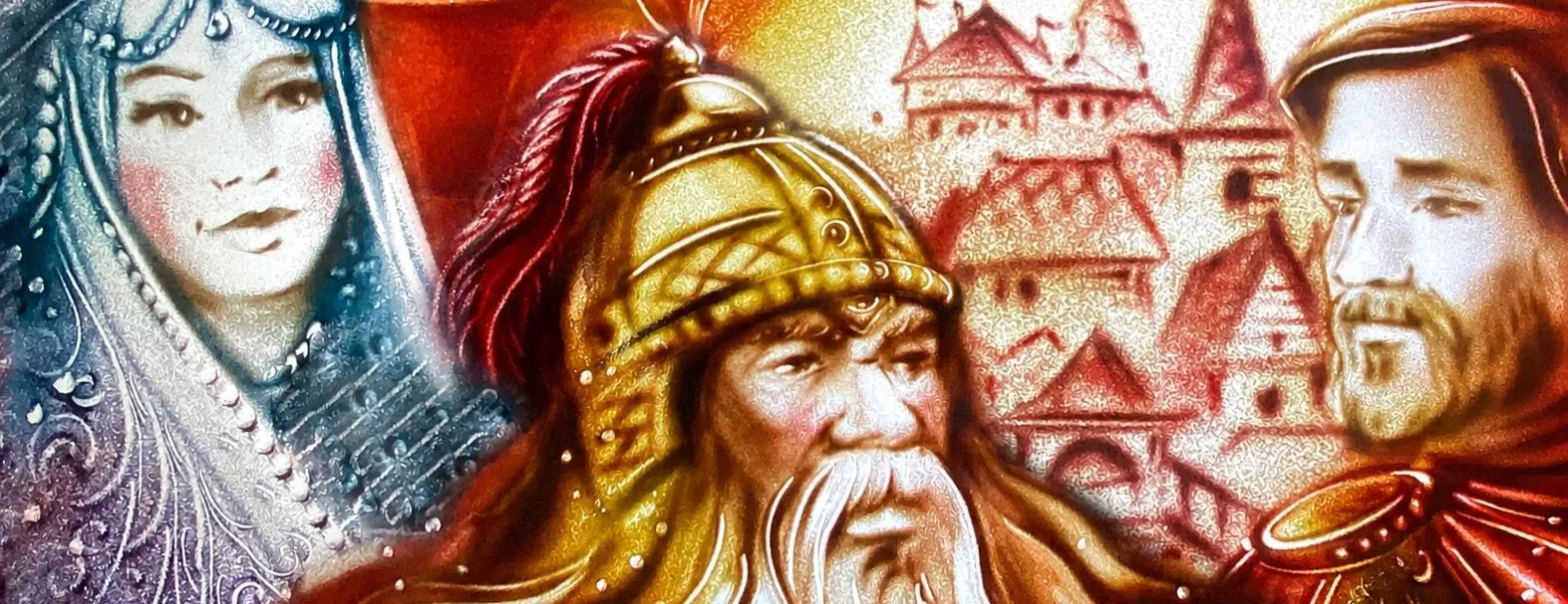 Руслан и Людмила с песочной анимацией